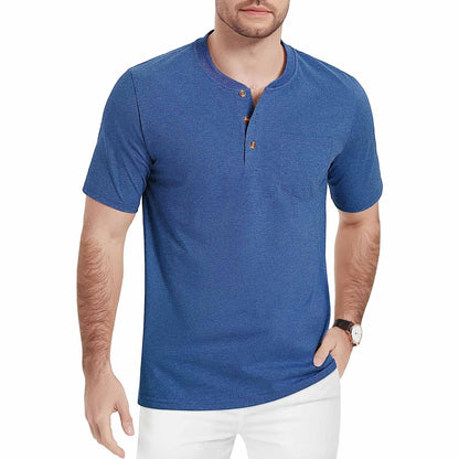 Caleb - Men's Henley T-Shirt