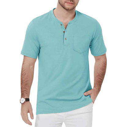 Caleb - Men's Henley T-Shirt