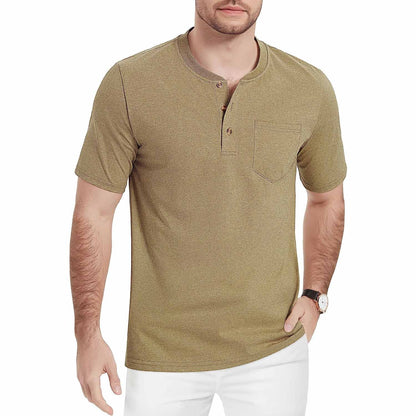 Caleb - Men's Henley T-Shirt