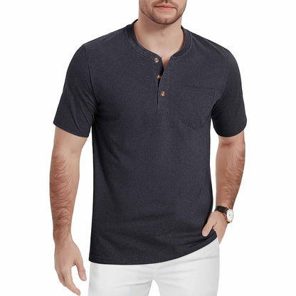 Caleb - Men's Henley T-Shirt