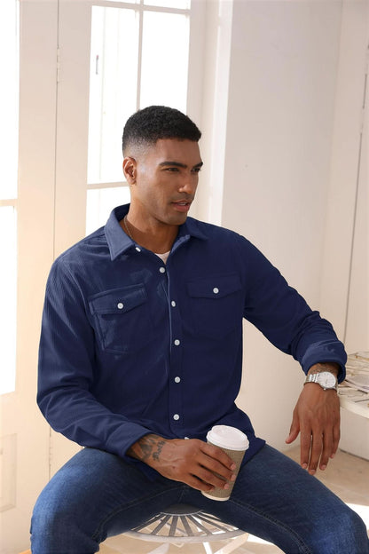 Ethan - Men's Corduroy Shirt