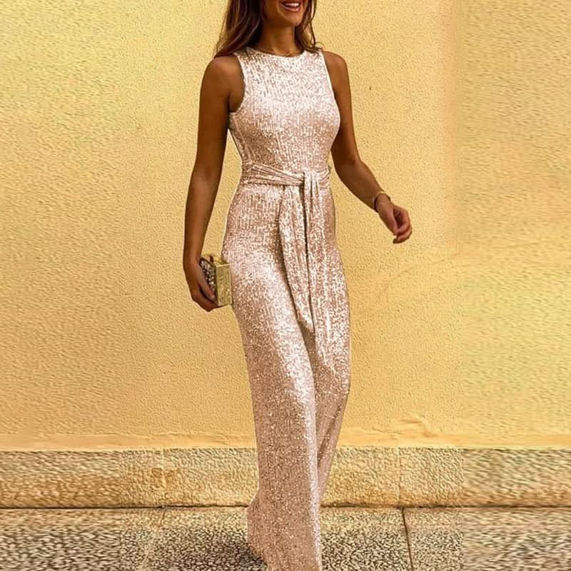 Emily - Women's Glitter Jumpsuit