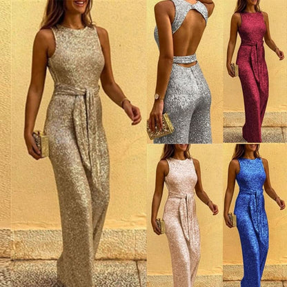 Emily - Women's Glitter Jumpsuit