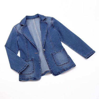 Natalie - Women's Denim Blazer