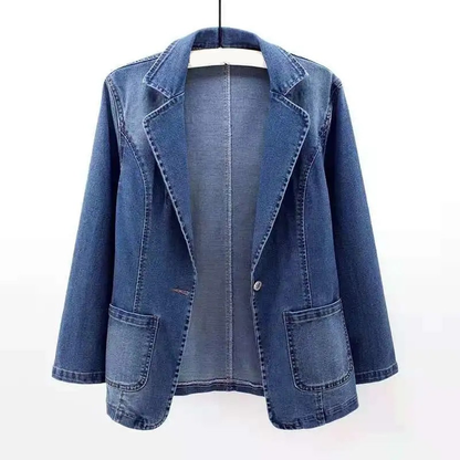 Natalie - Women's Denim Blazer