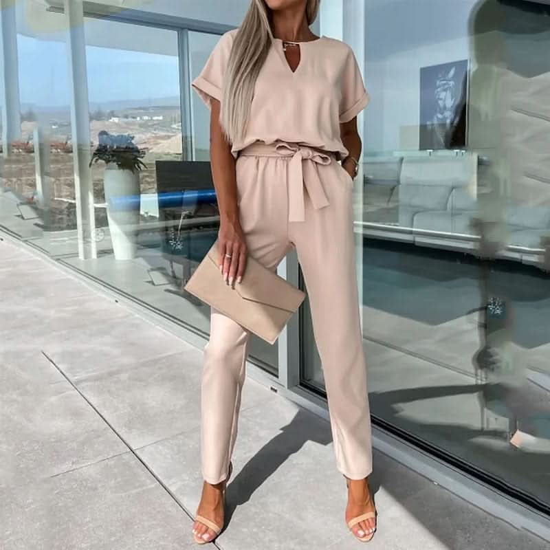 Ariana - Women's Short Sleeve Jumpsuit