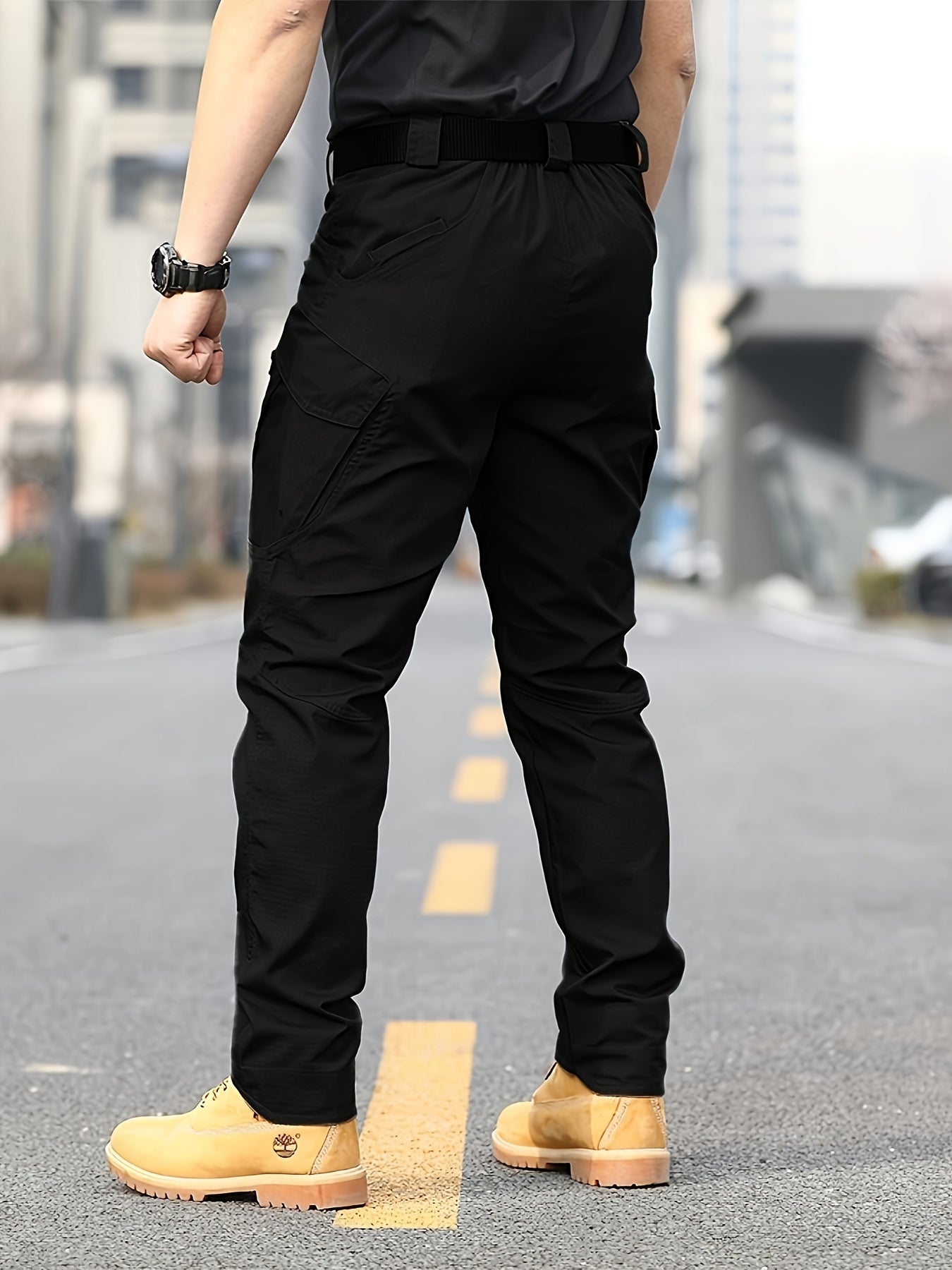 Glenn – Men's Casual Cargo Pants with Drawstrings