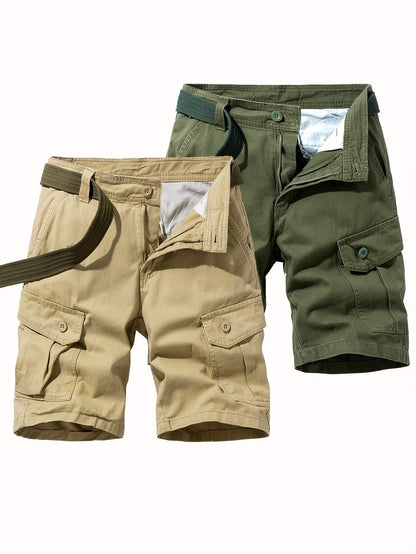 Jordan - 2 Pieces Cargo Shorts with Multi Pockets for Men