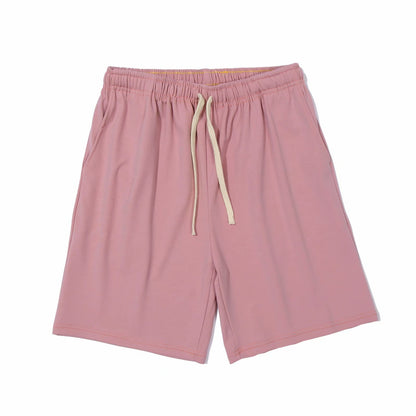 Isaac - 5pcs Summer Shorts with Slightly Stretch and Elastic Waist Drawstring for Men