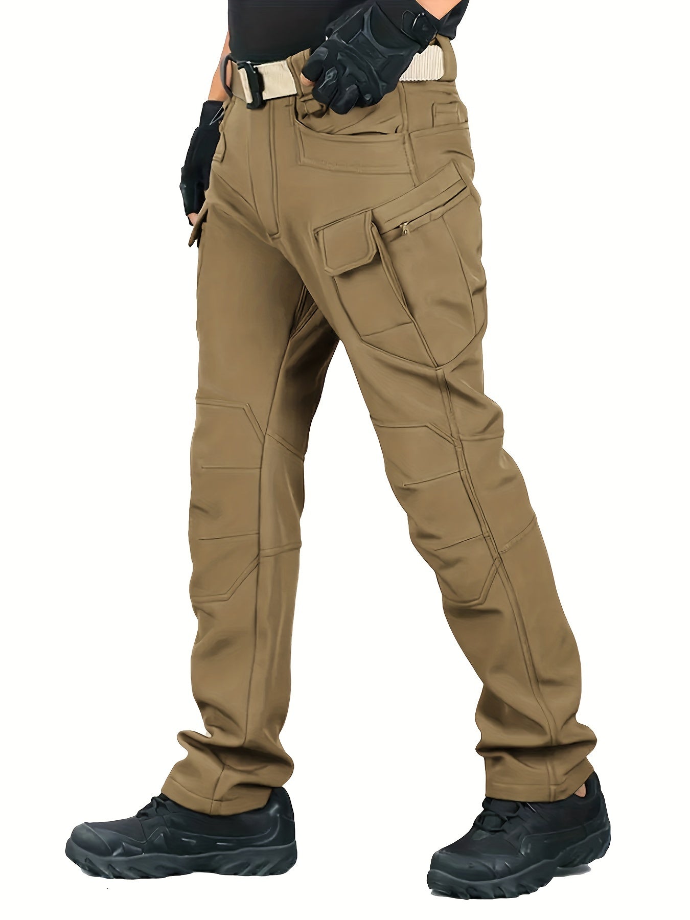 Jason - Fleece-Lined Tactical Pants with Multi Pockets for Men