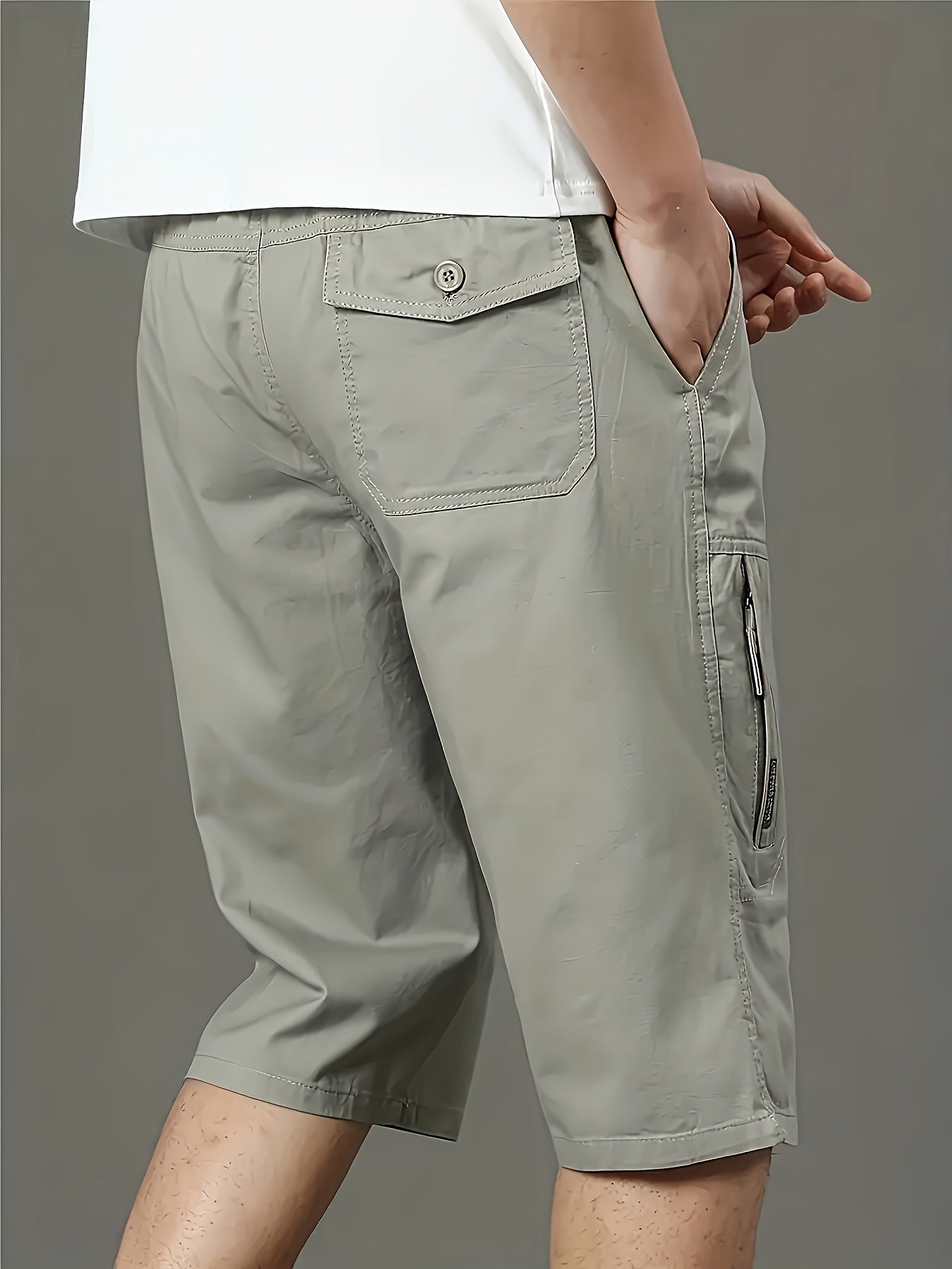 Kenny – Men's Breathable Cotton Cargo Shorts with Pockets