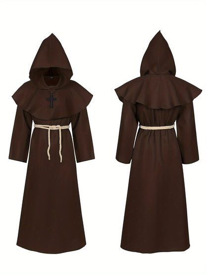 Tristan – Medieval Hooded Robe for Cosplay