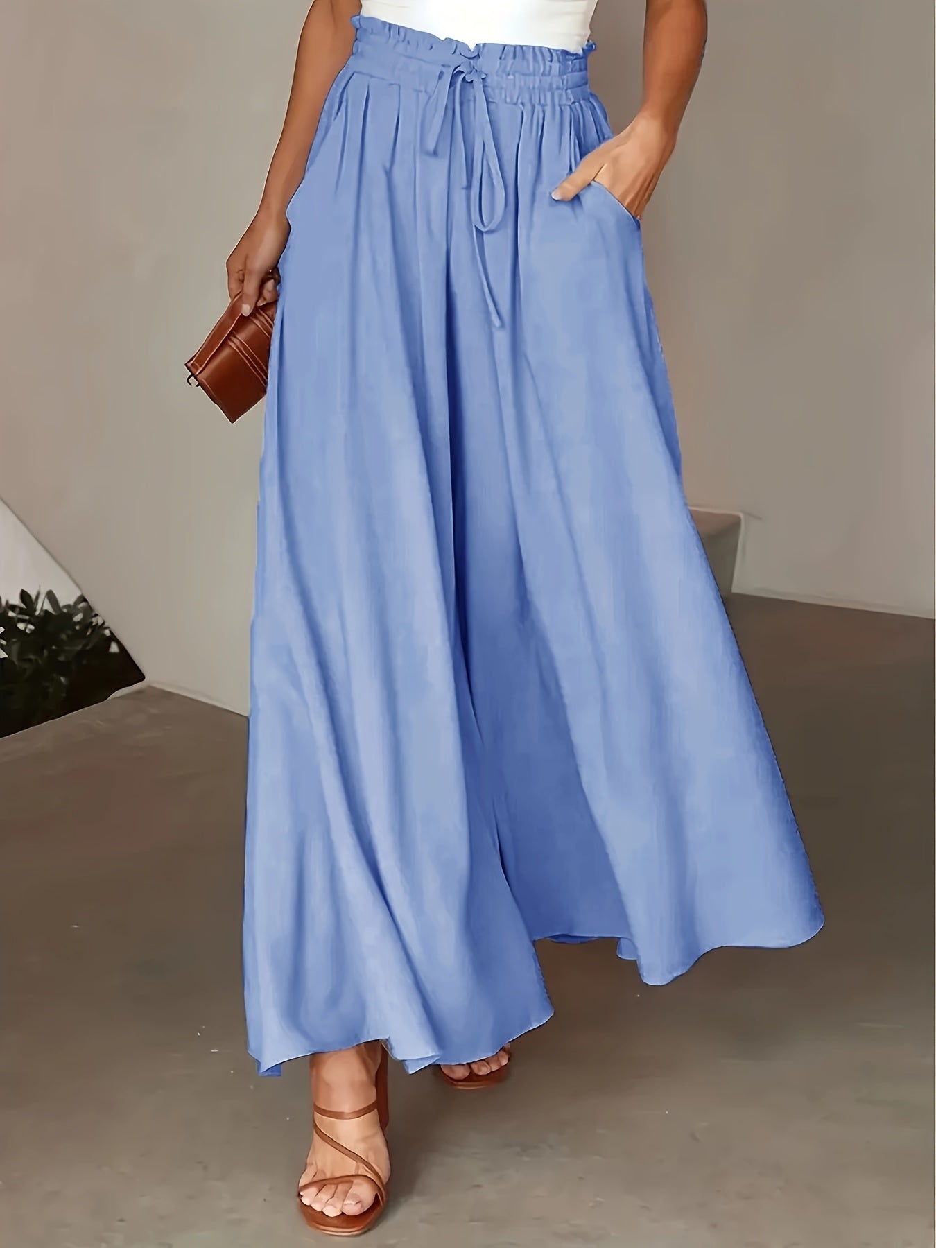 Emma - Wide Leg Casual Pants