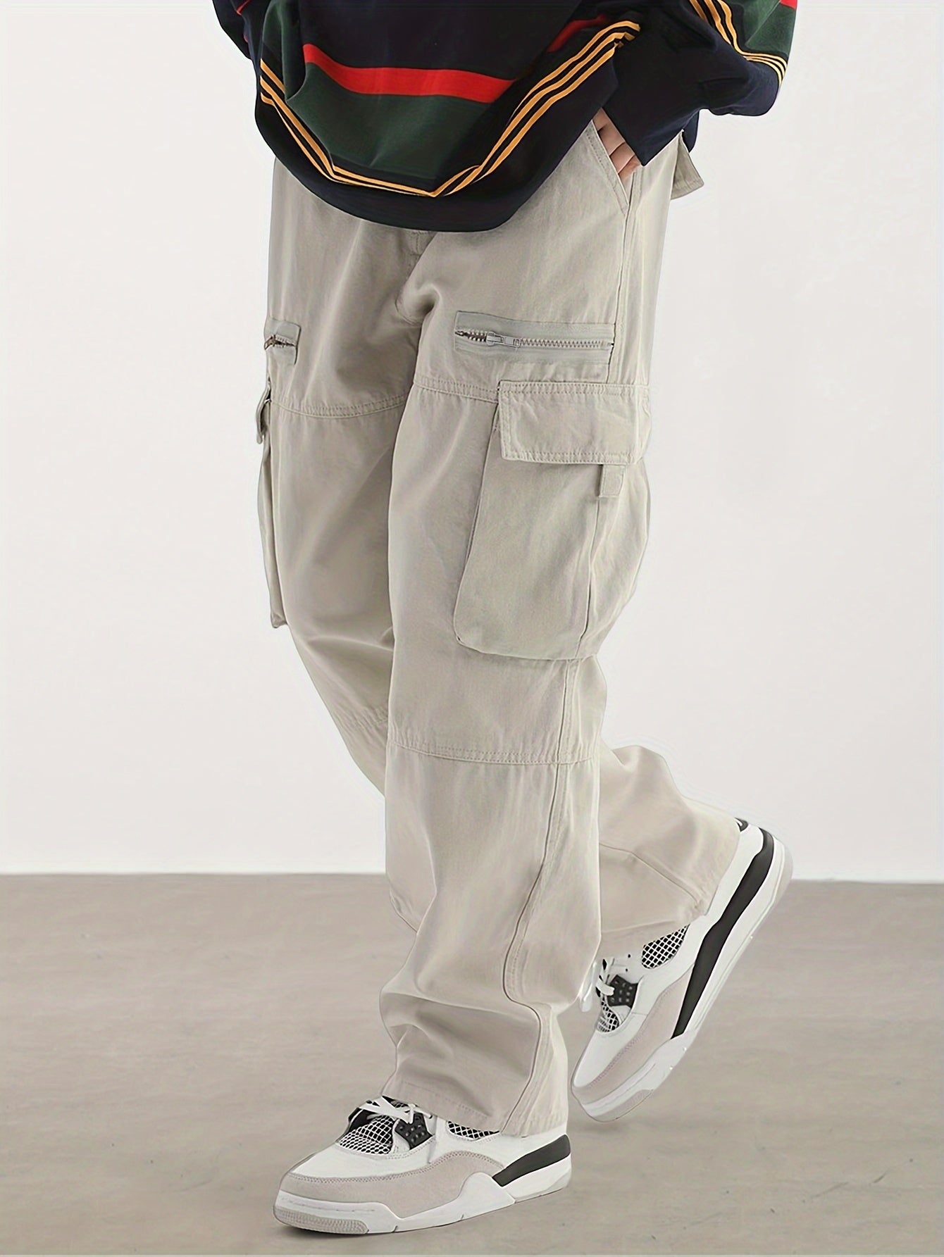 Wayne - Casual Drawstring Pants with Stylish Flap Pockets and Multi-Pocket Design for Men