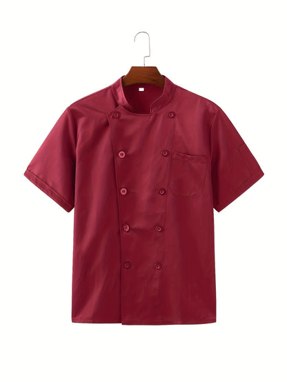 Anton - Chef Work Uniform with Short Sleeve for Men