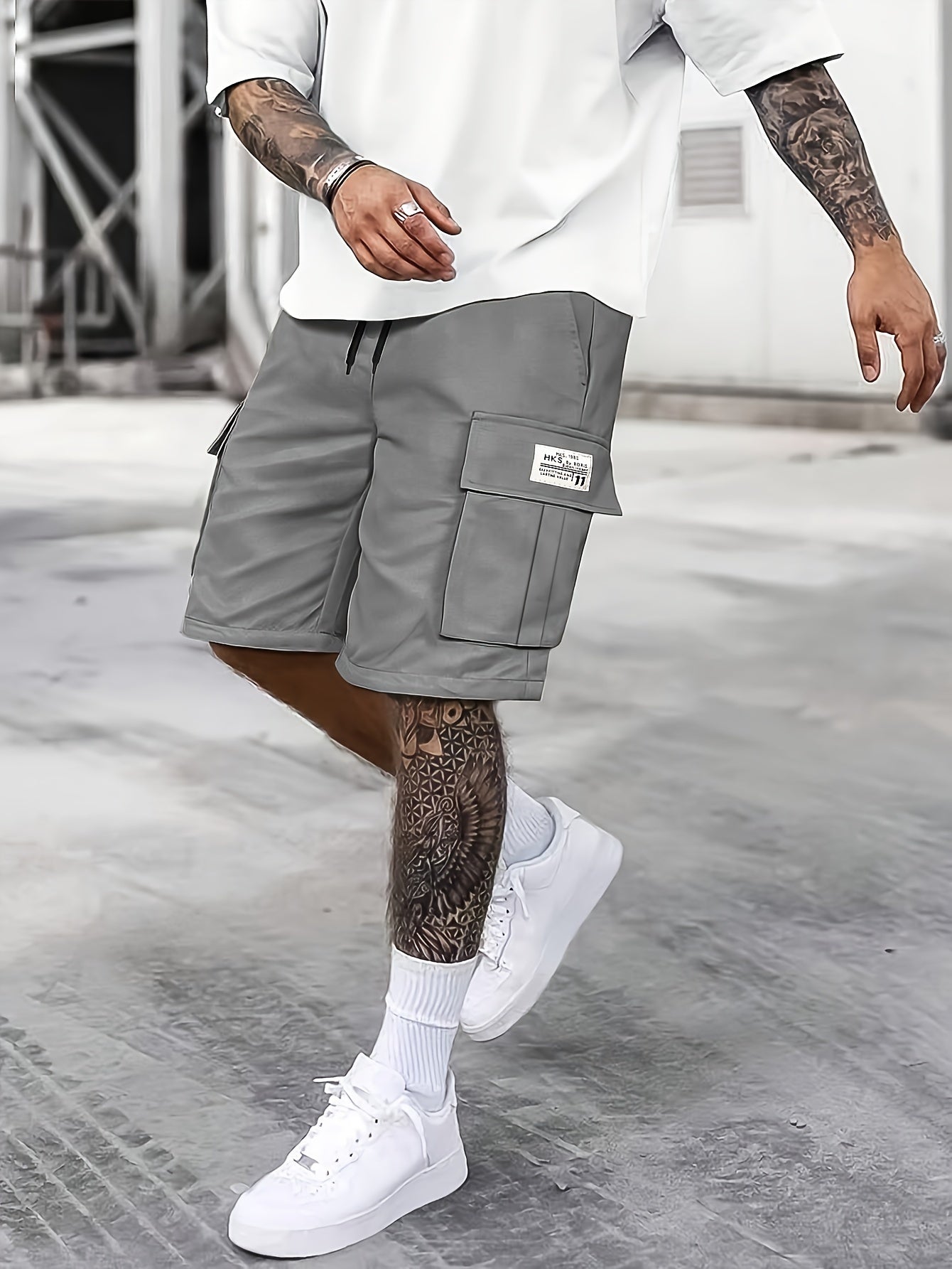 Millard - Cargo Shorts with Adjustable Drawstring for Men