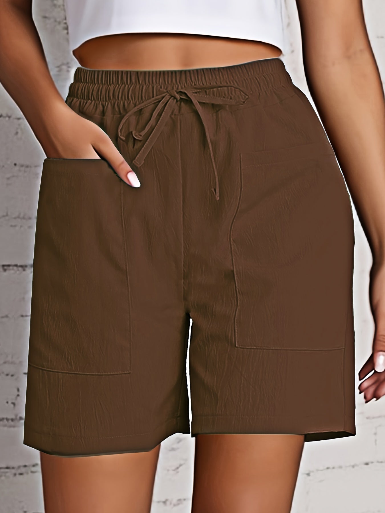 Emily – Casual Double Pockets Cargo Shorts for Women