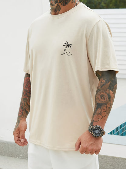 Charlie – Men's Cotton Coconut Tree Graphic Tee