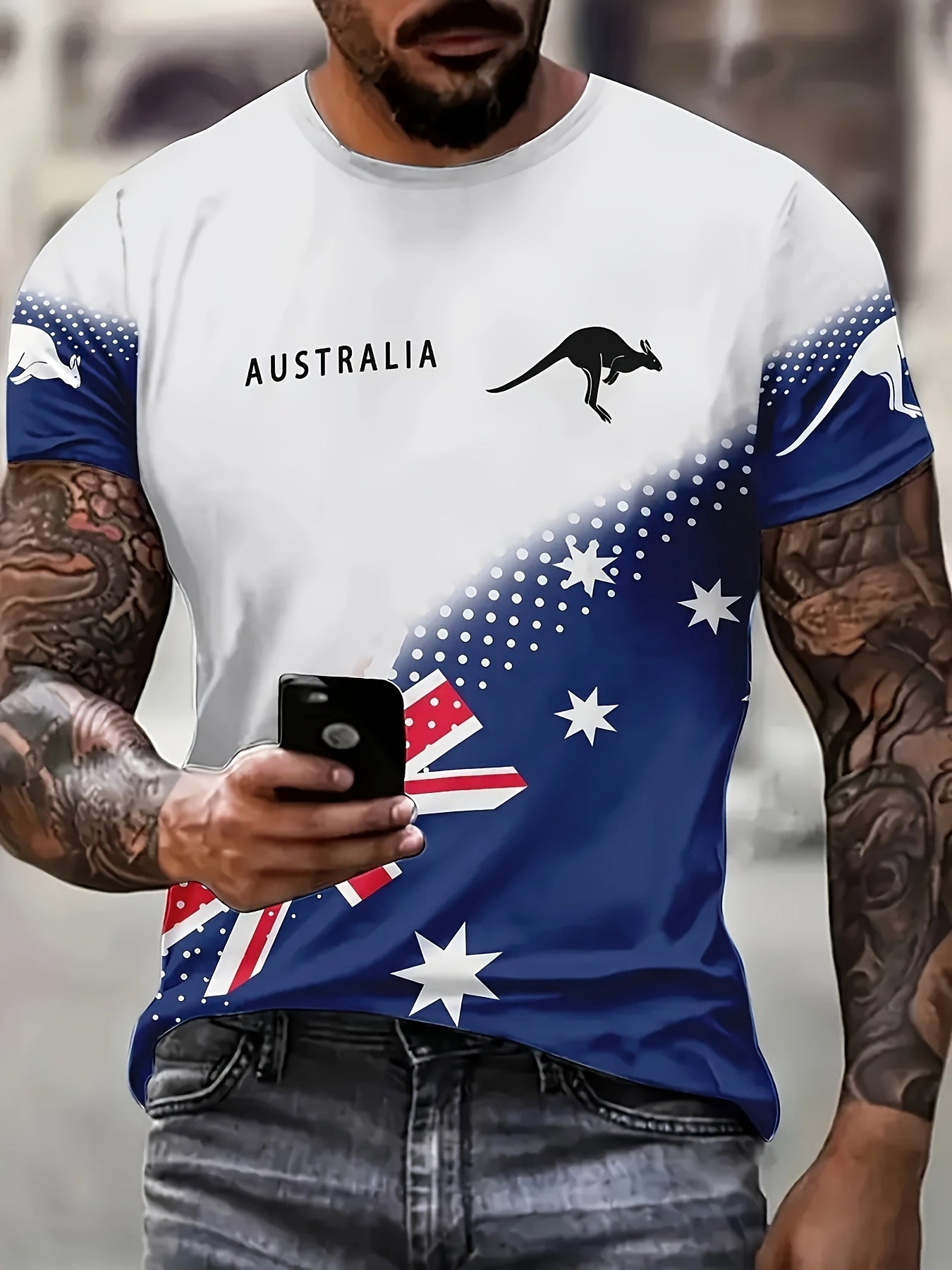 Aidan – Men's 3D Digital Print T-Shirt