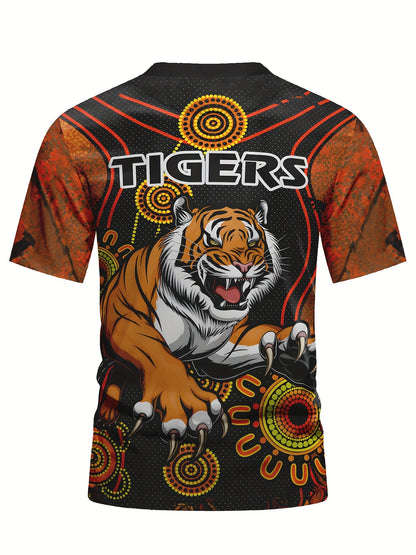 Nigel – Men's T-Shirt with Cool 3D Tiger Print