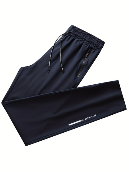 Wesley - Track Pants with Zipper Pockets and Drawstring for Men