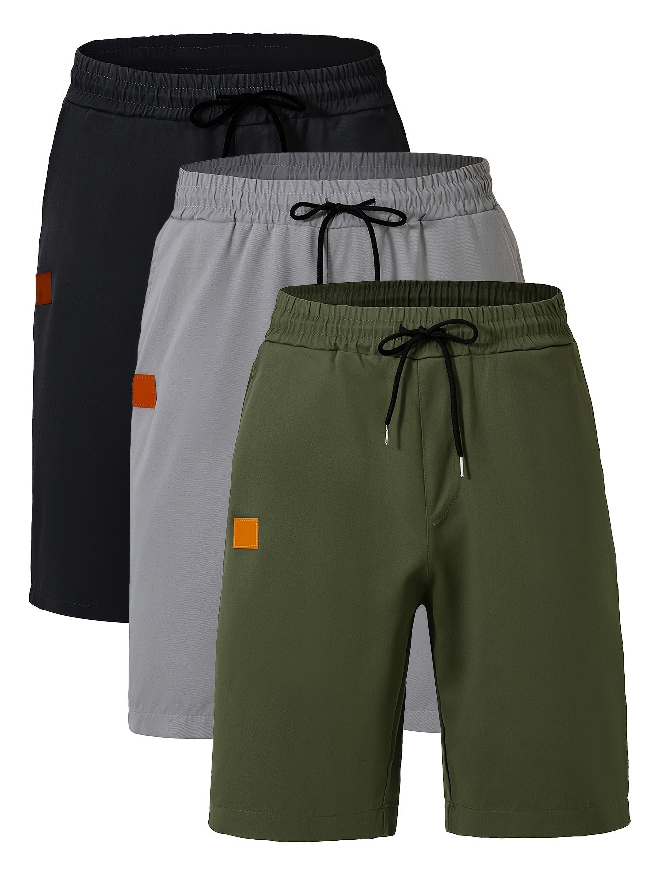 Willian - 3 Pieces Sports Drawstring Shorts Set for Men