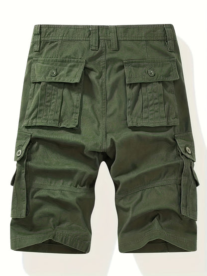 Jerry - Classic Design Cargo Shorts with Multi Pocket and Belt for Men