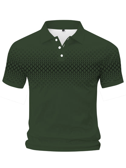 Hugo - Trendy Polo Shirt with Argyle Pattern Print for Men