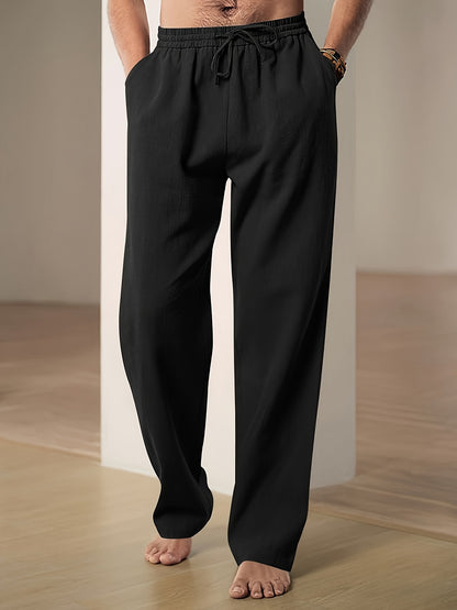 Harrison - Casual Linen Pants with Drawstring and Pockets for Men