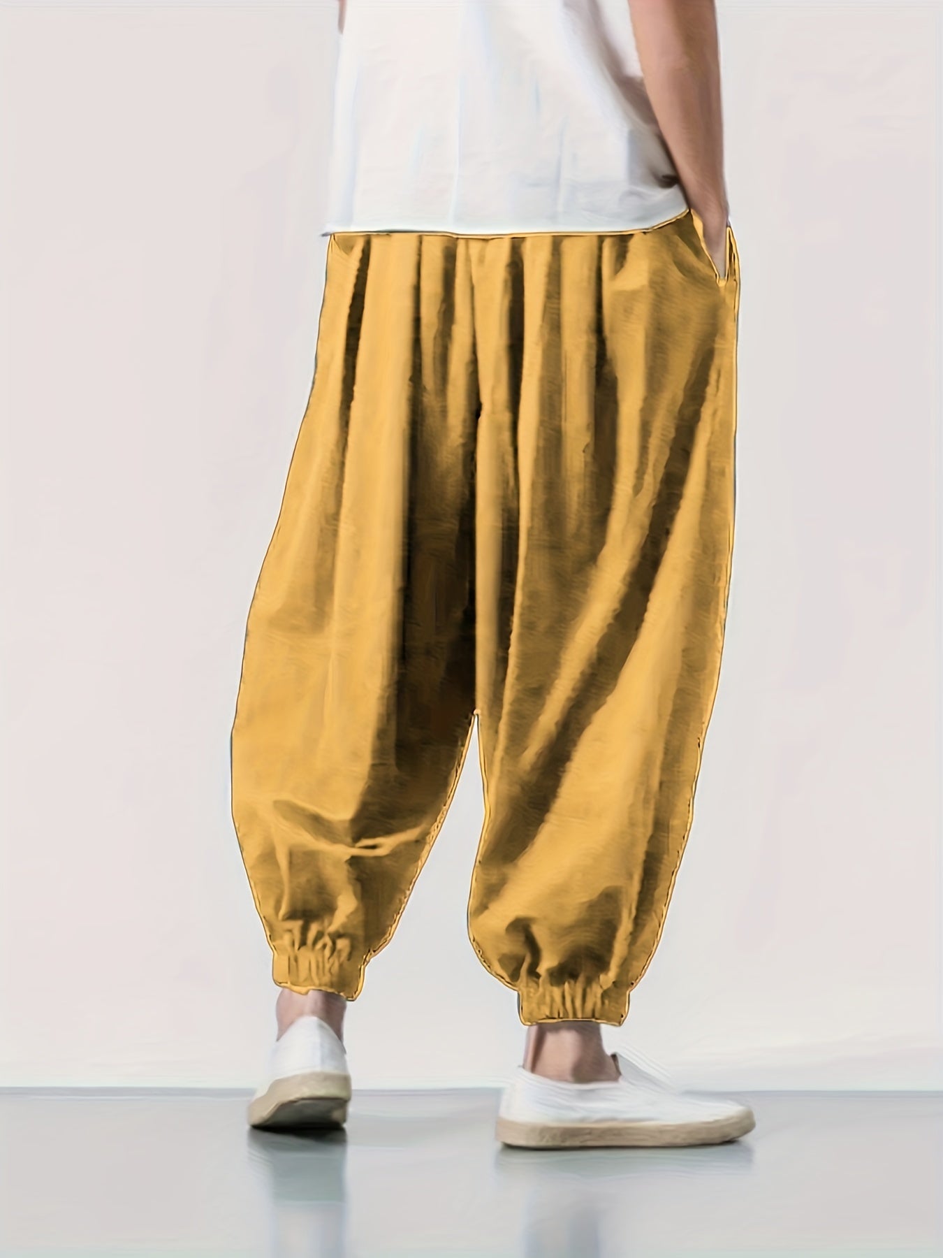 Paul – Solid Color Wide Leg Joggers