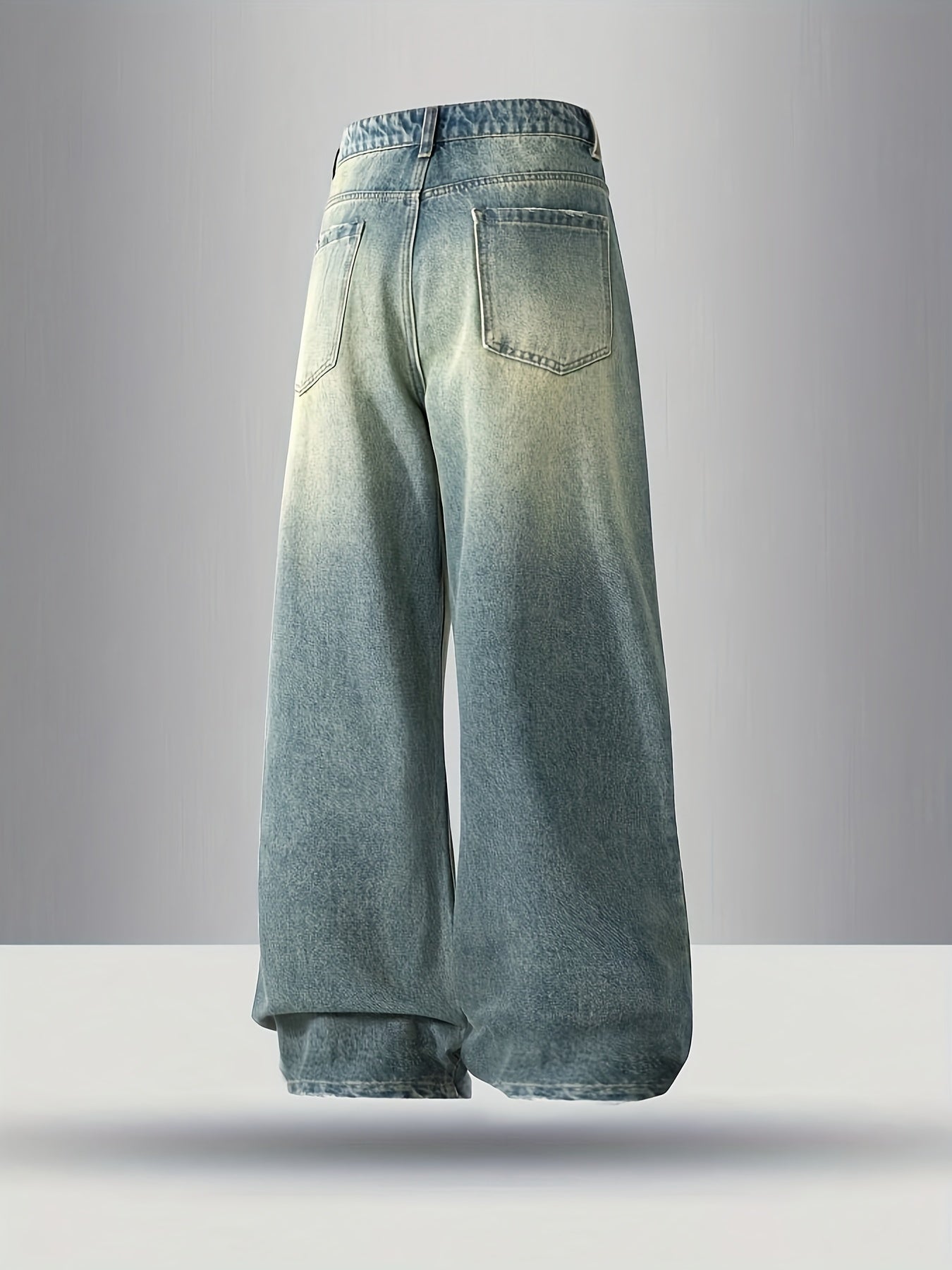 Nathan - Loose Fit Wide Leg Jeans for Men