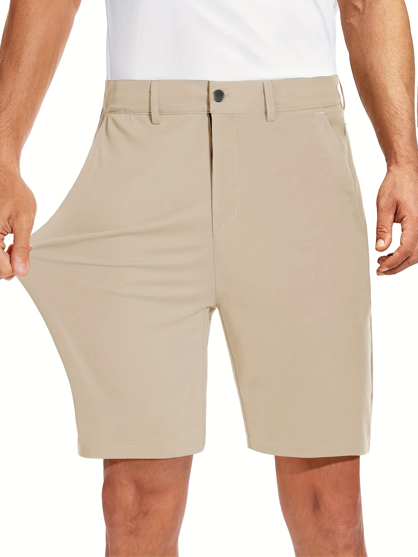 Richard - Quick-Dry Golf & Hiking Shorts with 4 Pockets and Invisible Zipper Detail for Men