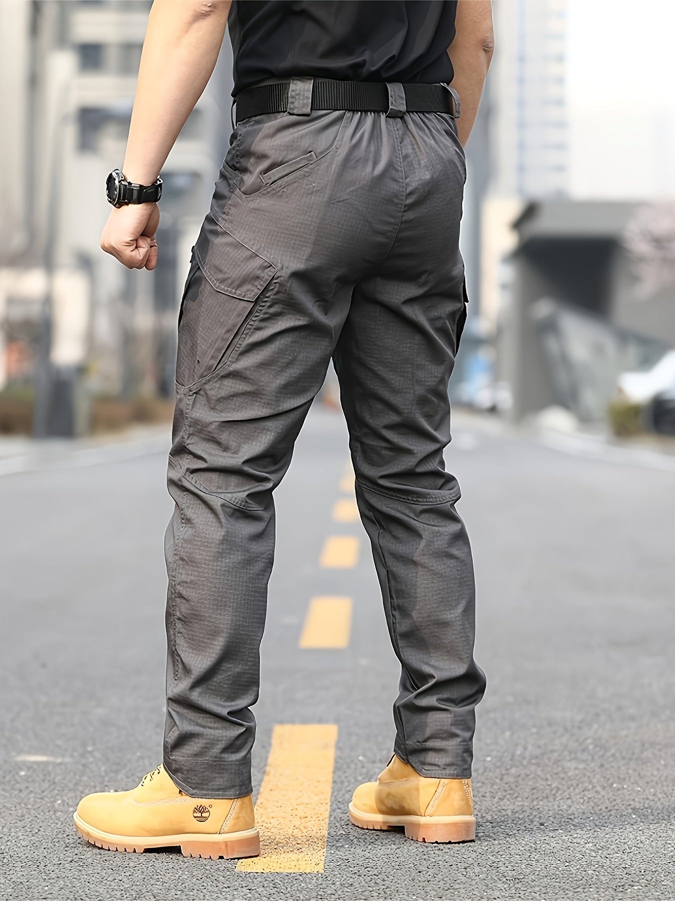 Glenn – Men's Casual Cargo Pants with Drawstrings