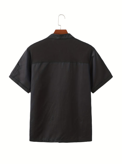 Anton - Chef Work Uniform with Short Sleeve for Men