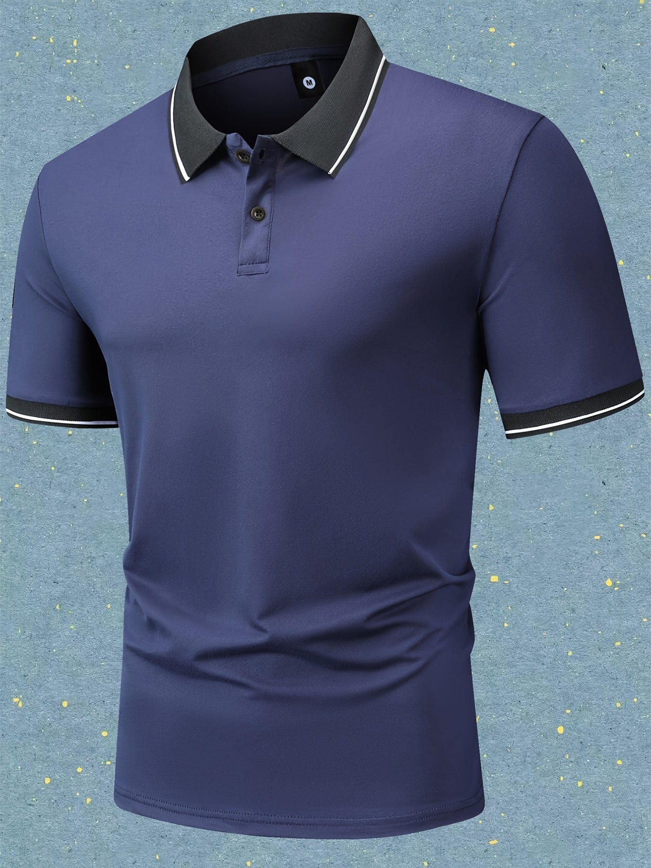 Pedro - 5pcs Polo Shirt with Color Block Lapel Collar for Men