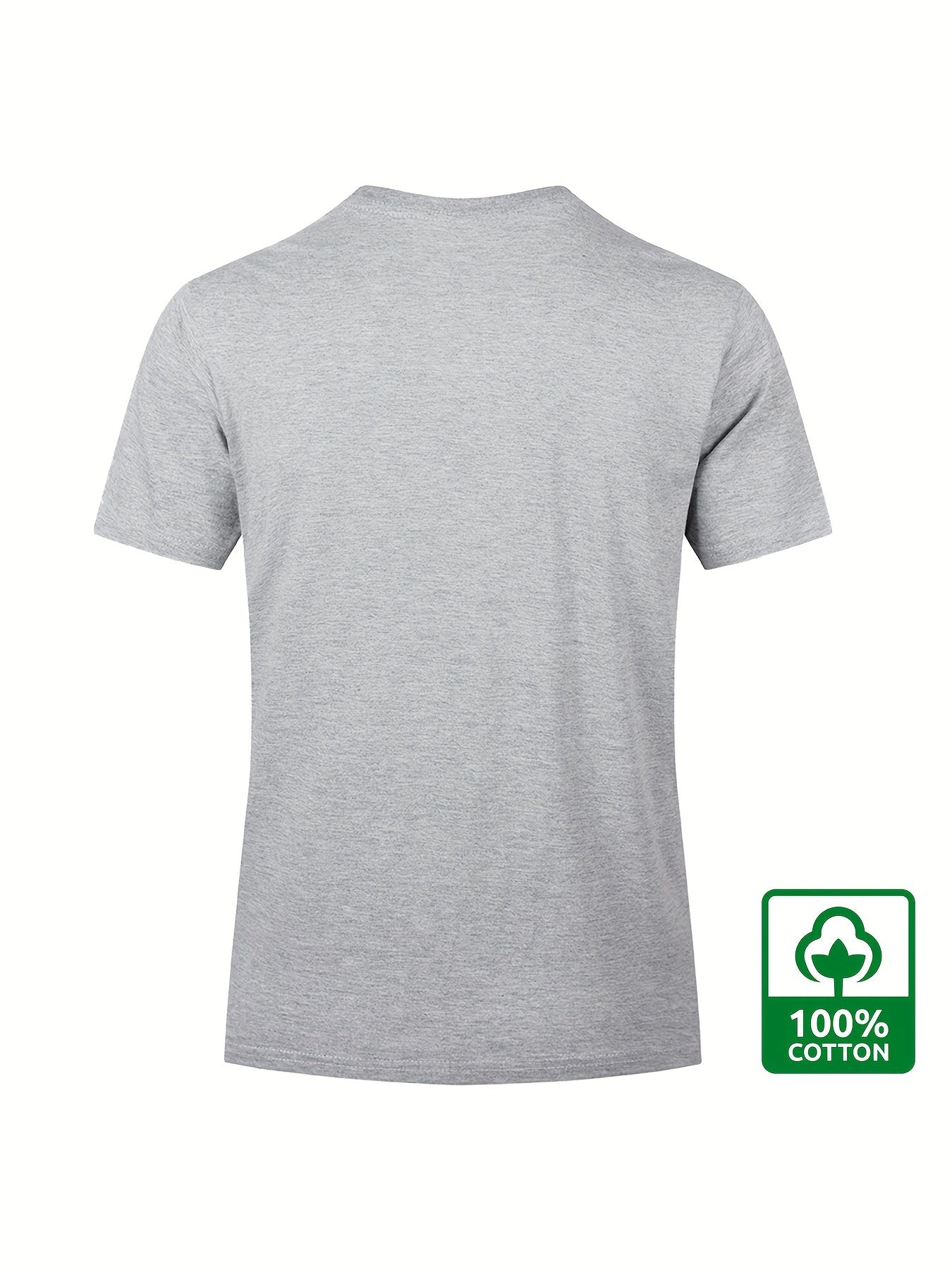 Thomas - 5pcs 100% Cotton Solid T-Shirt for Men