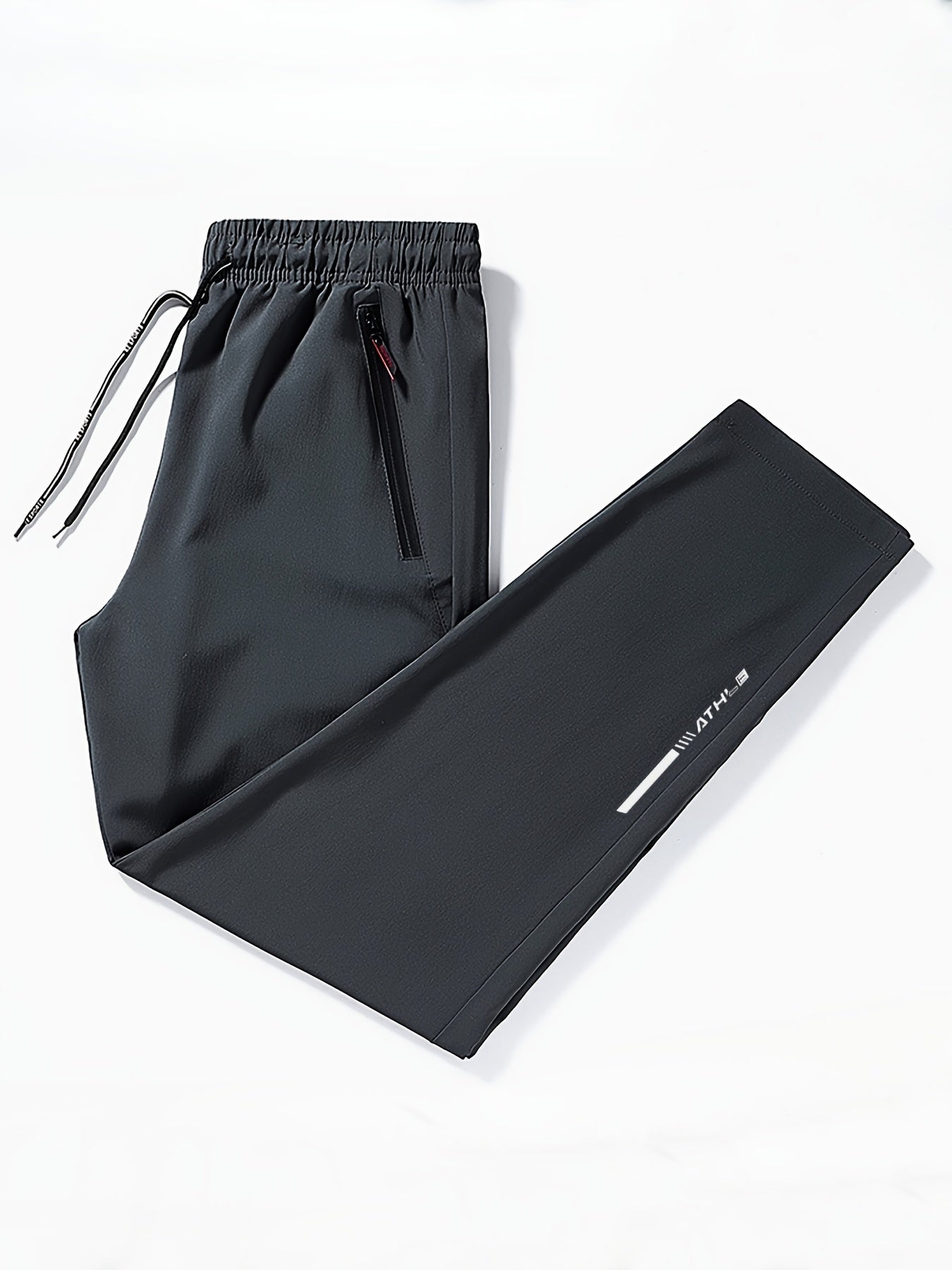 Wesley - Track Pants with Zipper Pockets and Drawstring for Men