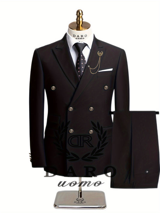 Michael – Men's Fashion Suit Set with Double Breasted Jacket