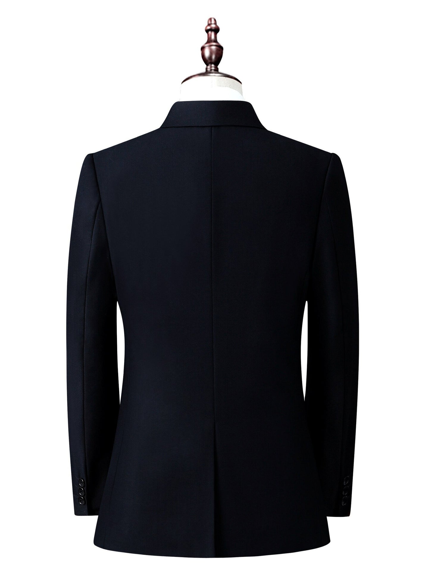 Thomas - Business Suit with Notch Lapel Collar Two Button Blazer and Regular Fit Suit Pants for Men