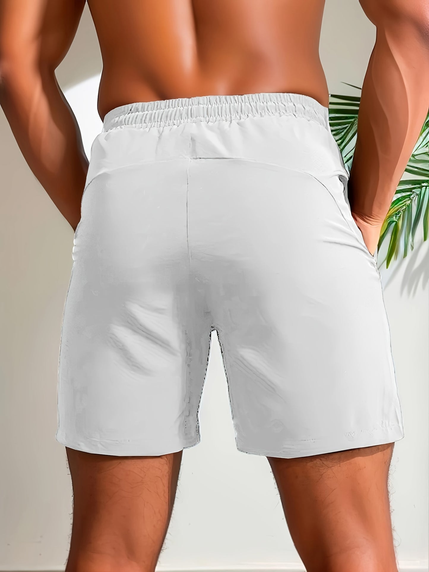 Andrew - 3 Pieces Active Shorts with Drawstring and Zipper Pockets for Men