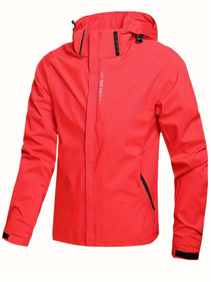 Galvin - Lightweight Waterproof Rain Jacket with Hood for Men