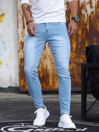 Dirk - Skinny Fit Stretch Denim Pants for Men