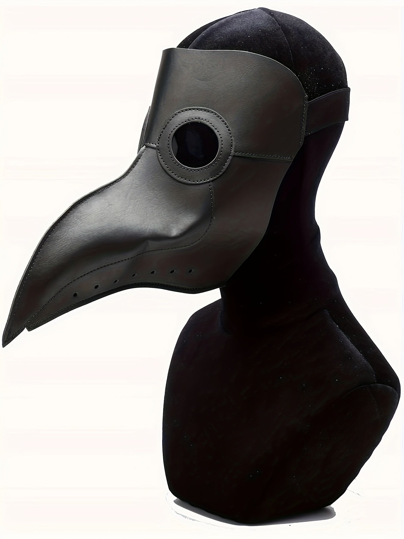 Louis - Plague Doctor Halloween Costume with Bird Beak Mask and Accessories for Men