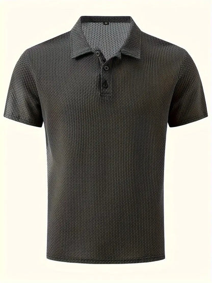 David - Casual Polo Shirt with Lapel Neck for Men