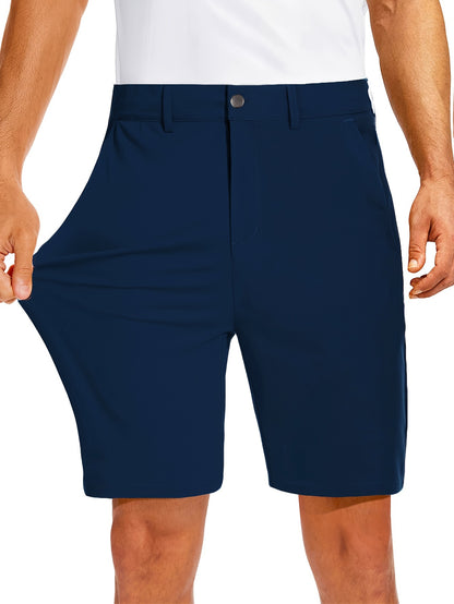 Richard - Quick-Dry Golf & Hiking Shorts with 4 Pockets and Invisible Zipper Detail for Men