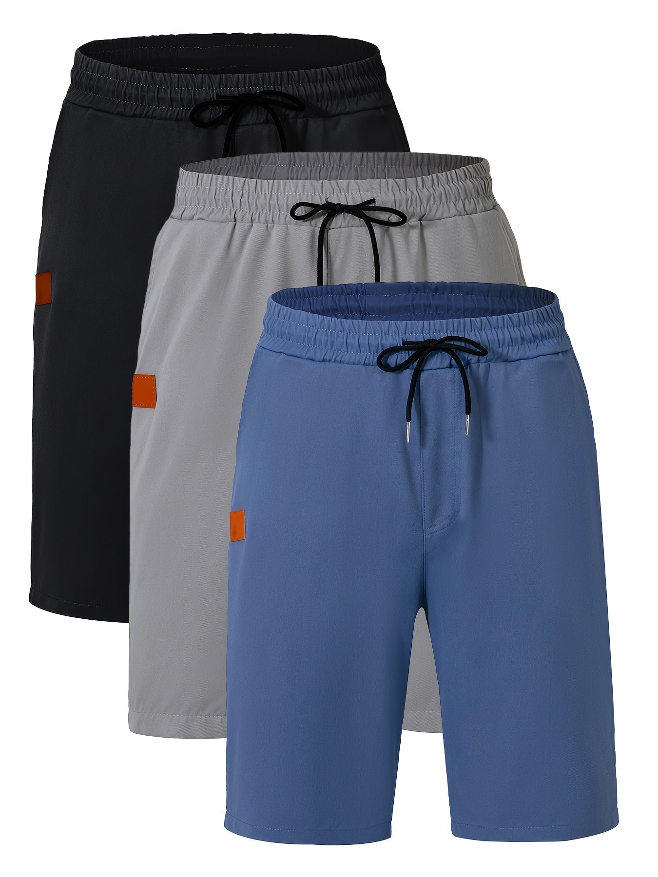 Willian - 3 Pieces Sports Drawstring Shorts Set for Men