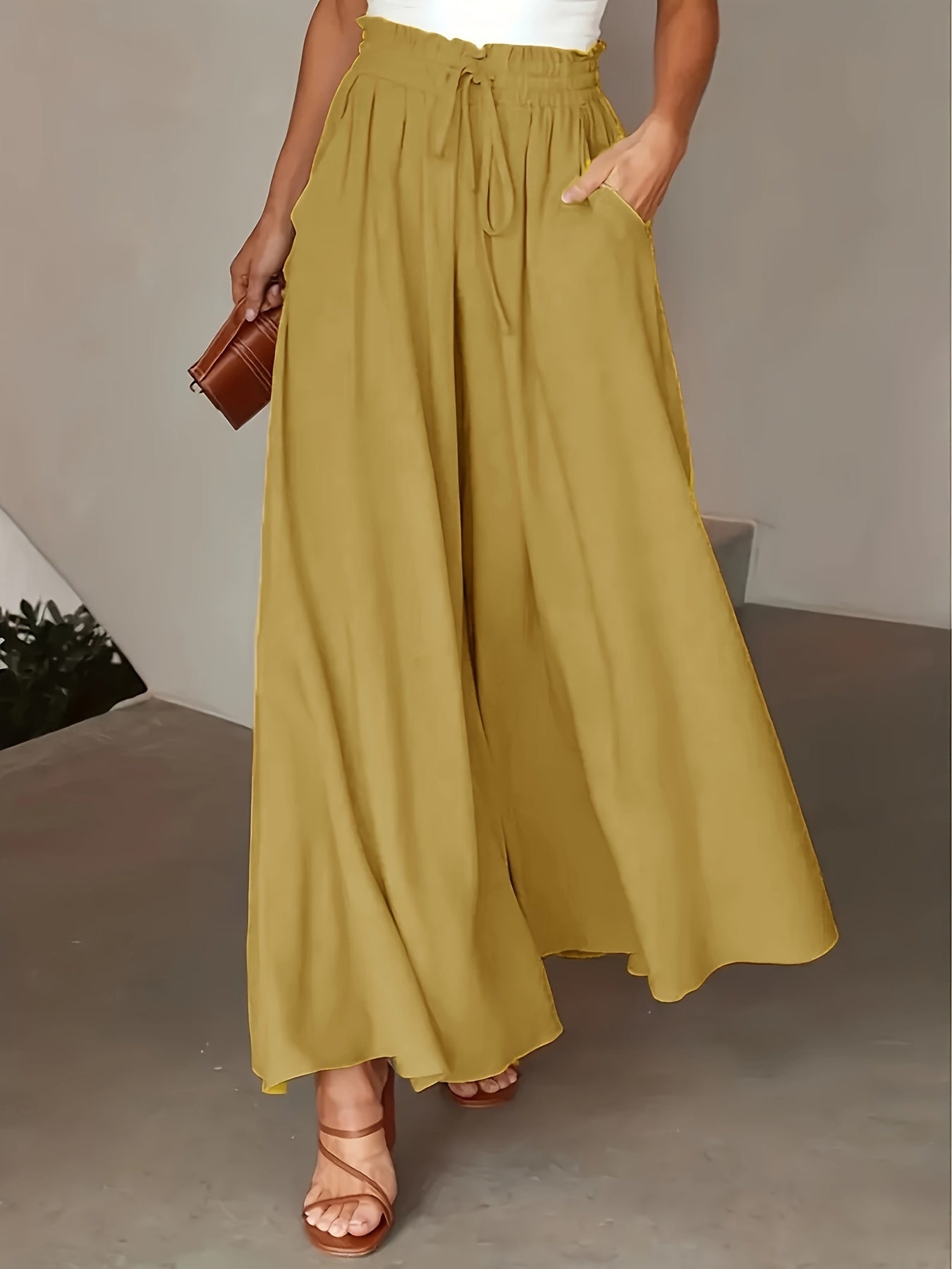 Emma - Wide Leg Casual Pants