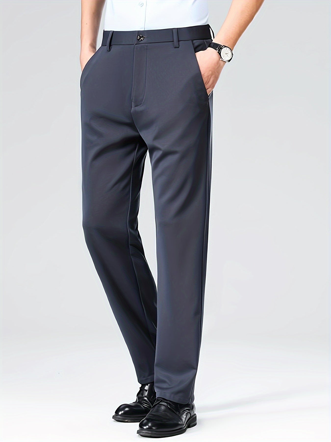 Russell – Men's Formal Trousers with Pockets