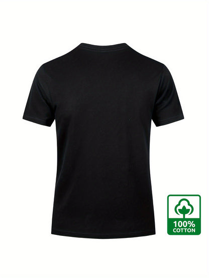 Thomas - 5pcs 100% Cotton Solid T-Shirt for Men