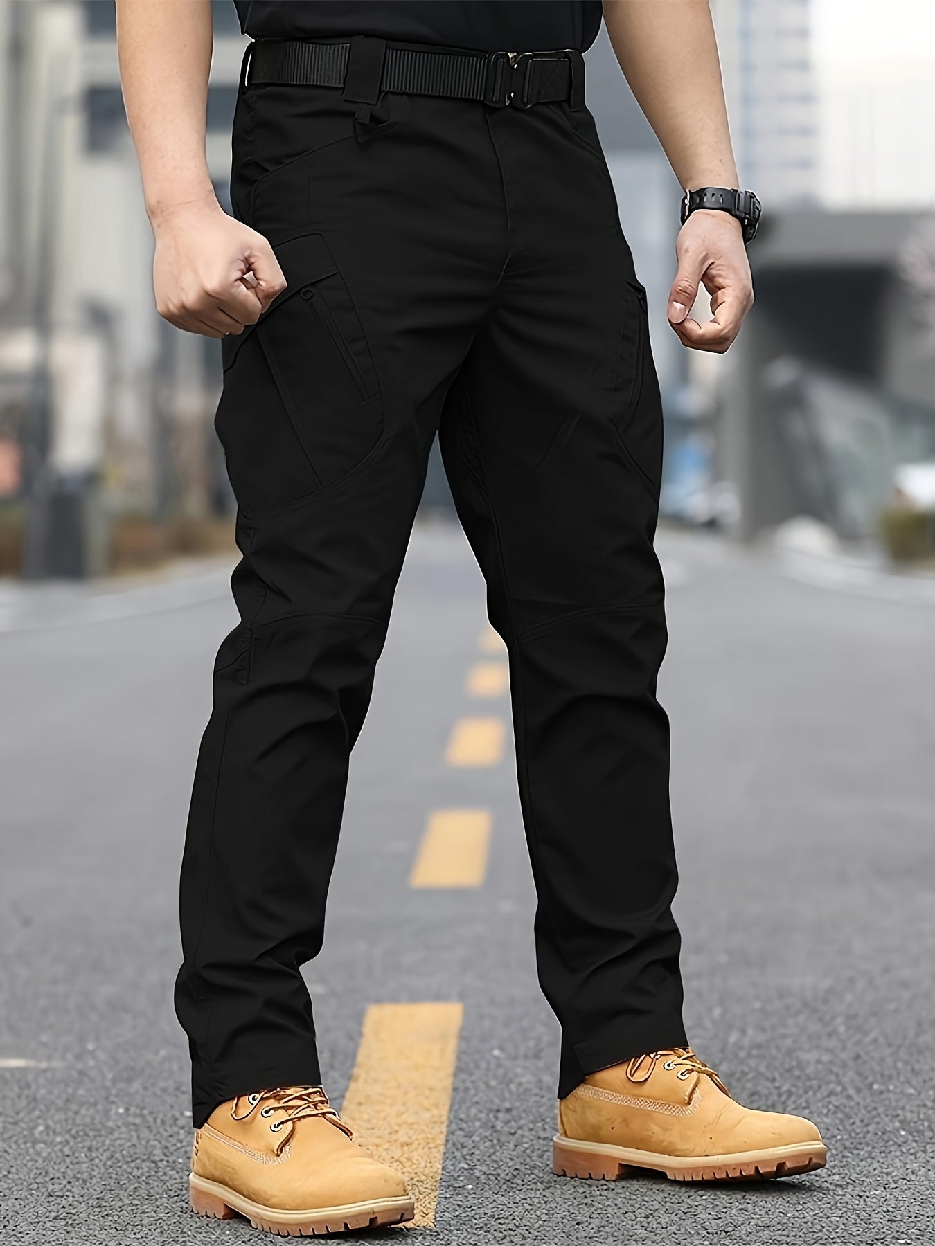 Glenn – Men's Casual Cargo Pants with Drawstrings